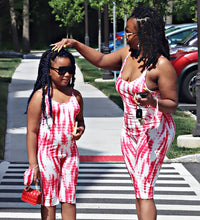 Load image into Gallery viewer, Bestfriend Mommy and Me Set (Red&amp;White)
